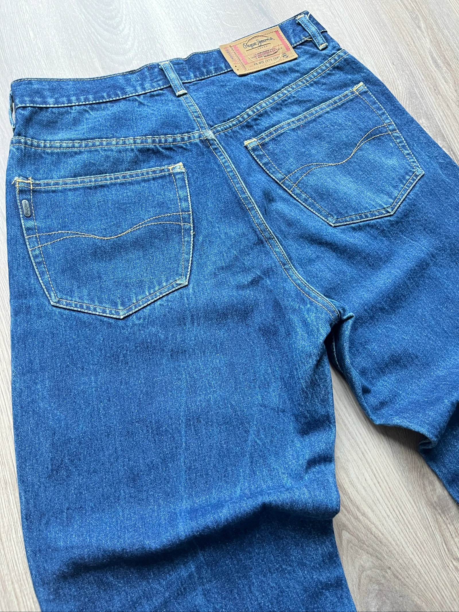 Pepe Jeans Denim Blue Vintage Y2K Archive Straight Regular Baggy Streetwear – photo 3